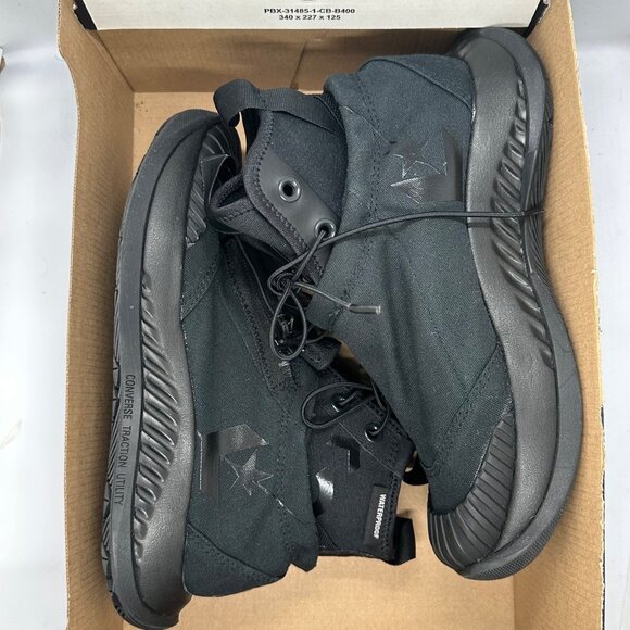 ❤️Converse Utility Explore Hi Sz 10 Womens Sneakers Boot Shoes Black 172125C New - Picture 7 of 10